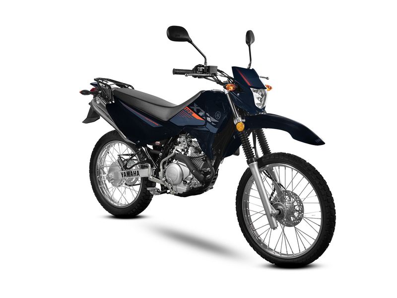 Moto Yamaha XTZ 125 - Color Negro - De costado - Cycles Motoshop