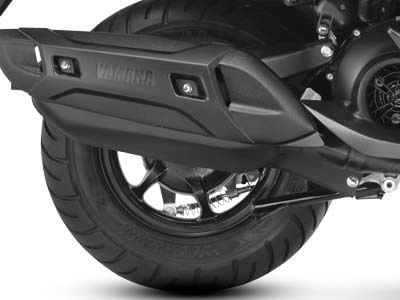 Moto Yamaha Ray ZR 125 FI - Color Negro - De costado 2 - Cycles Motoshop