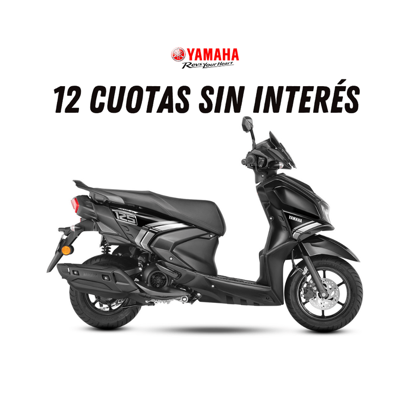 MotoYamahaRayZR125FIColorNegroCyclesMotoshop