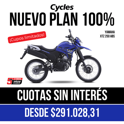 Plan de Ahorro Yamaha XTZ 250 ABS