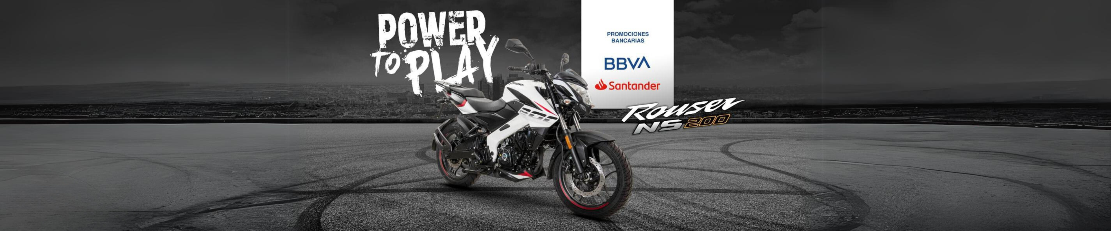 Bajaj Rouser NS 200 Promociones Bancarias con BBVA y Santander en Cycles